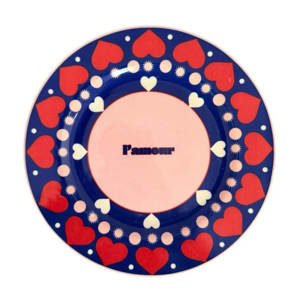 Anthropologie Dessert Canape Plate Set Of 4 By Maeve Gift Side Salad Plates NIB